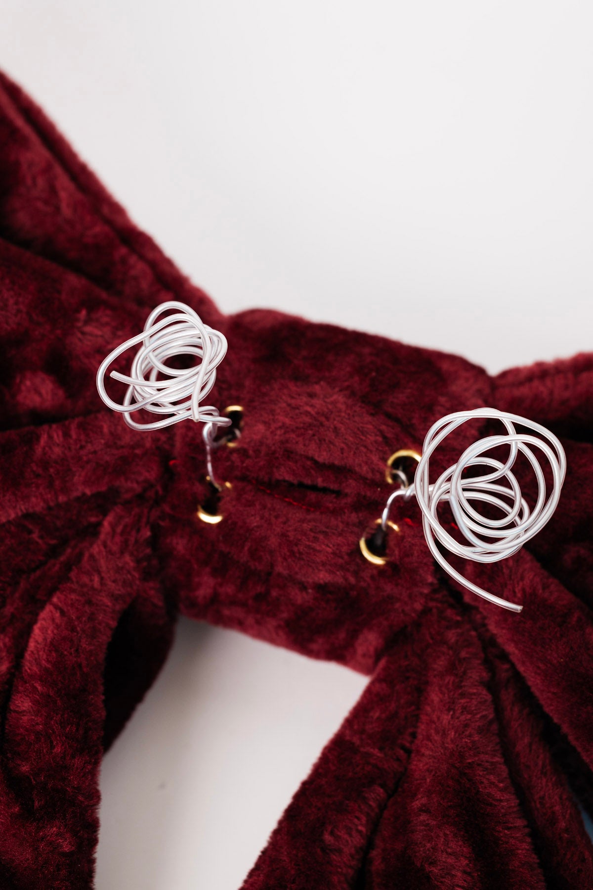 Winslet Oversized Bow - Dark Red - 2 Sizes