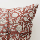 Sellen Linen Block Print Pillow - 24"x24"