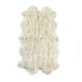 Lalo Lambskin Rug - White - 3 Sizes