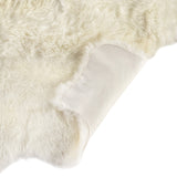 Lalo Lambskin Rug - White - 3 Sizes