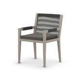 Sherwood Outdoor Dining Armchair -  Weathered Grey