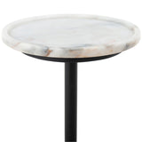 Viola Accent Table - White