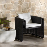 Tucson Woven Outdoor Chair - Coal