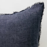 Fabiana Linen Pillow - Ink - 24"x24"