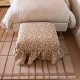 Edith Ruffle Ottoman