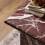 Arum End Table - Merlot
