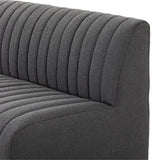 Build Your Own: Augustine Dining Banquette - Charcoal