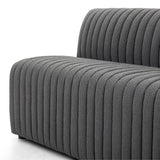 Build Your Own: Augustine Dining Banquette - Charcoal