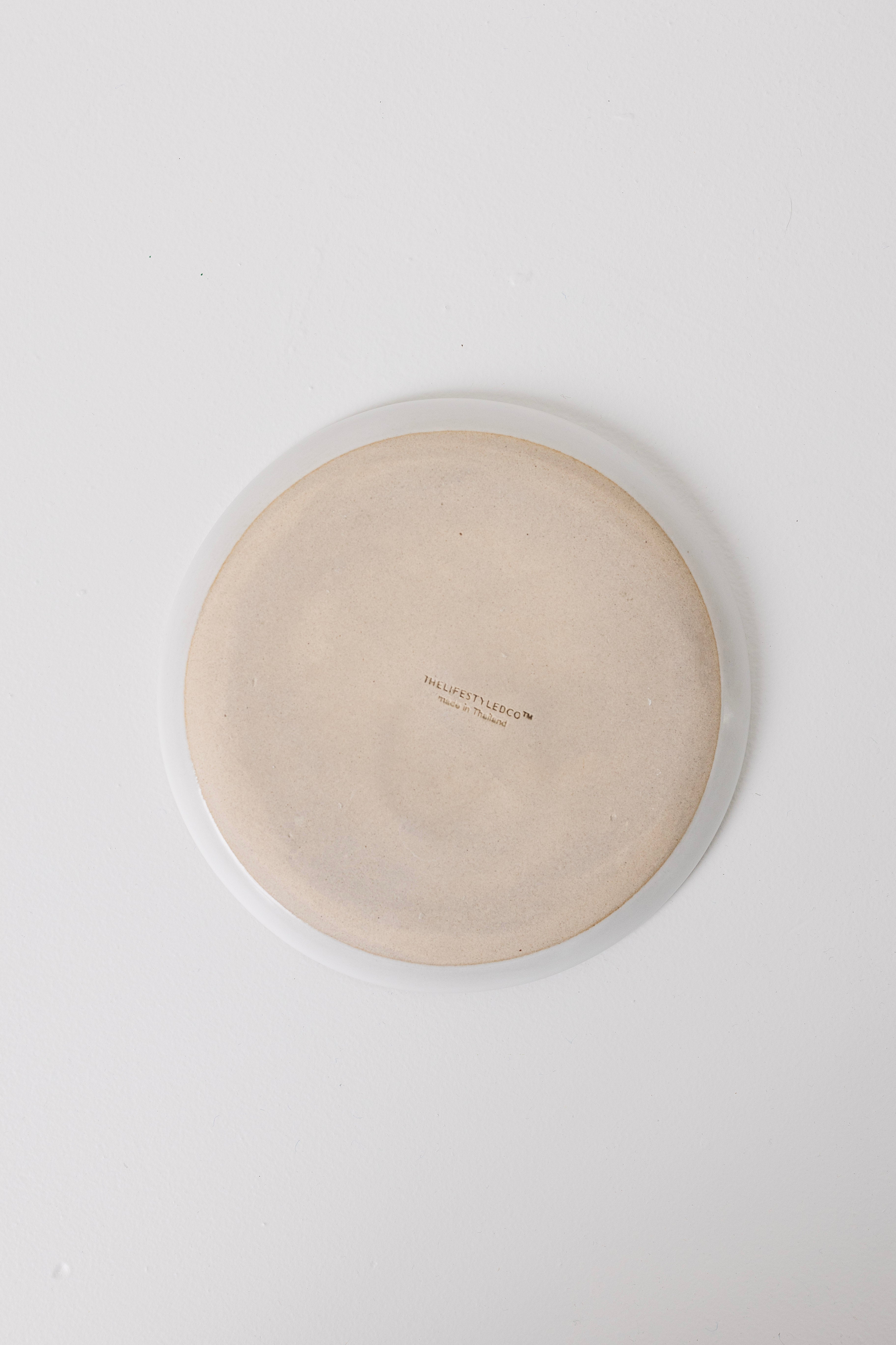 Drift Appetizer Plate - Matte White - Set of 6