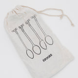 Bow Coffee Spoons - Set of 4