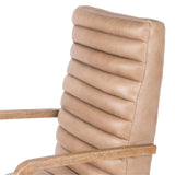 Bryson Channeled Desk Chair - Palermo Drift