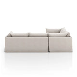 Habitat Slipcover 3-Piece Sectional - Moon - 2 Sizes