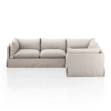 Habitat Slipcover 3-Piece Sectional - Moon - 2 Sizes
