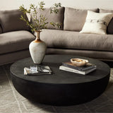 Basil Outdoor Round Coffee Table - Aged Grey - 2 Sizes