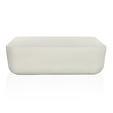 Basil Square Outdoor Coffee Table - Matte White