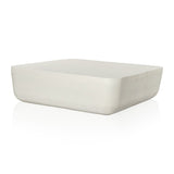 Basil Square Outdoor Coffee Table - Matte White
