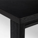 Millie Dining Table - Drifted Matte Black - 2 Sizes