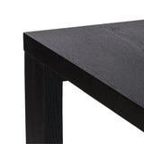 Millie Dining Table - Drifted Matte Black - 2 Sizes