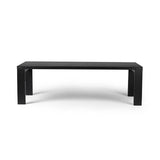Millie Dining Table - Drifted Matte Black - 2 Sizes