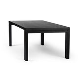 Millie Dining Table - Drifted Matte Black - 2 Sizes
