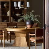 Leif Round Extension Dining Table 60"