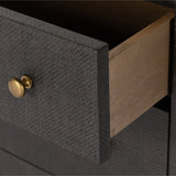 Fiona 6 Drawer Dresser - Black