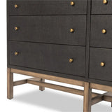 Fiona 6 Drawer Dresser - Black