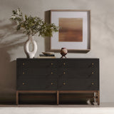 Fiona 6 Drawer Dresser - Black