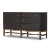 Fiona 6 Drawer Dresser - Black