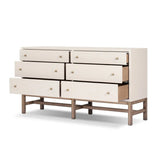 Fiona 6 Drawer Dresser - Ivory
