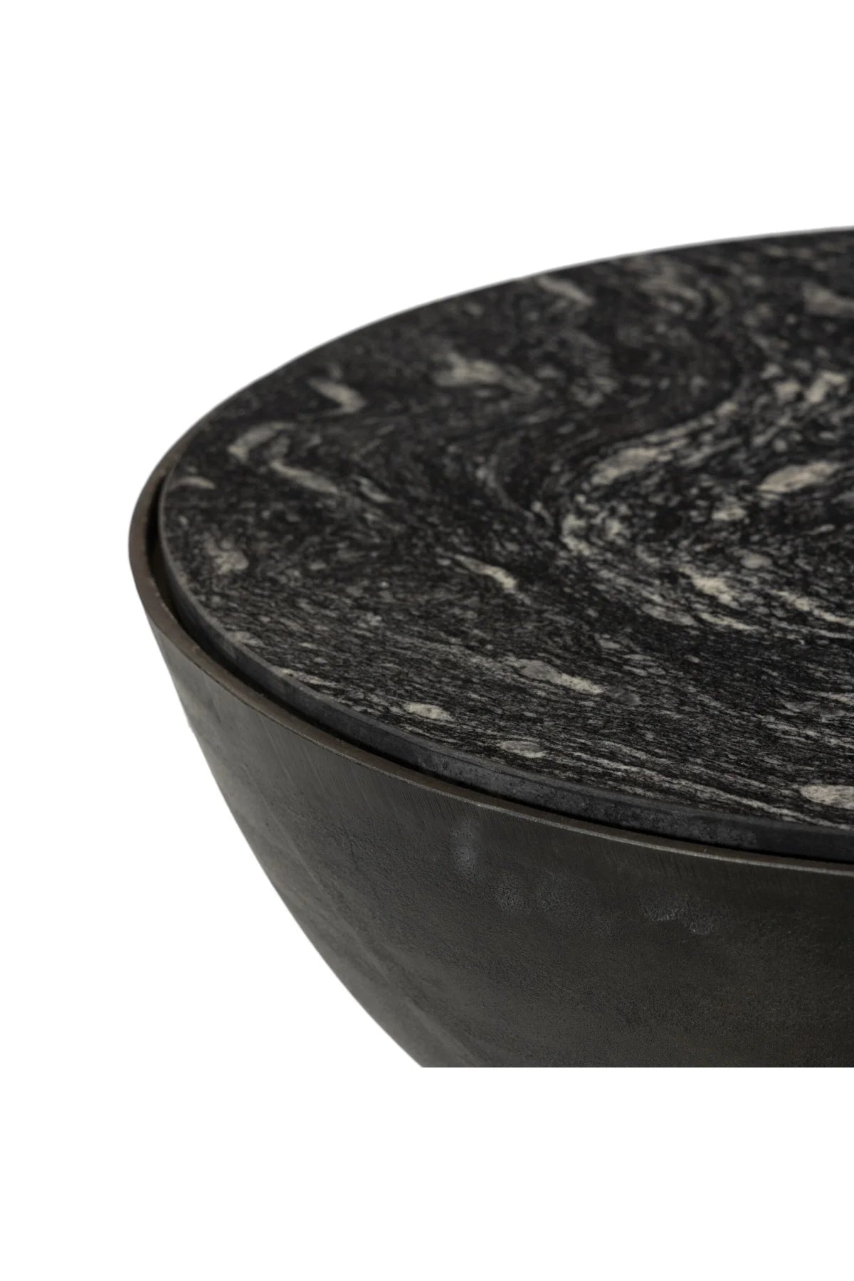 Corbett End Table - Black Marble