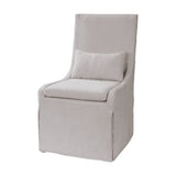 Coley Armless Chair - Linen - Ivory