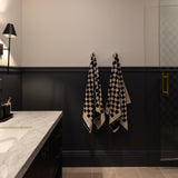 Mixed Up Bath Towel - Black