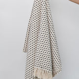 Baseline Throw - Beige + Black