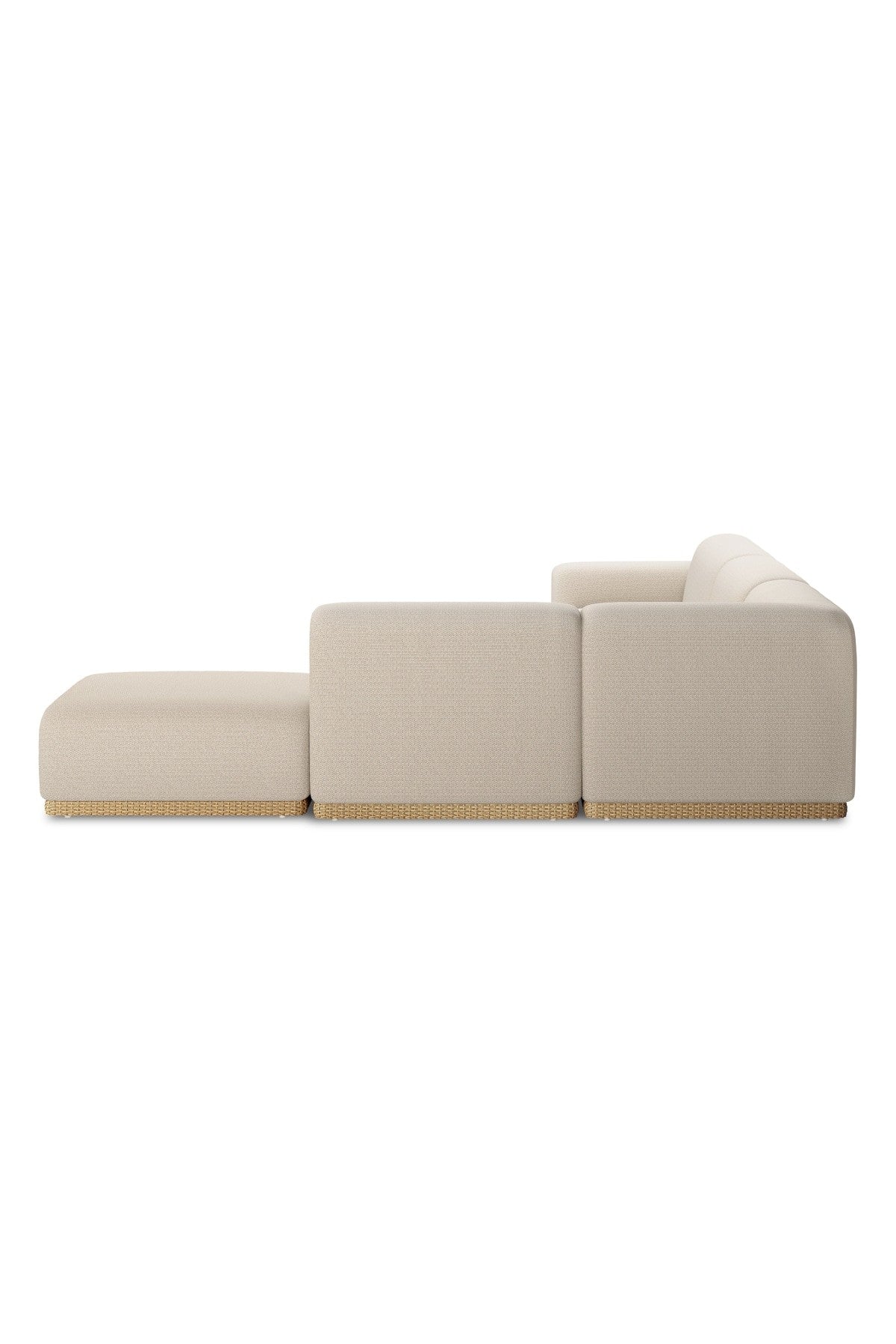 Romley Outdoor 4-Piece Sectional with Ottoman - 2 Styles