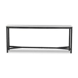 Hammered Iron Console Table