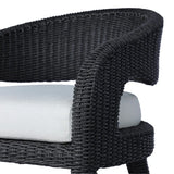 Hawkins Outdoor Dining Chair - Black