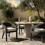 Hawkins Outdoor Dining Chair - Black