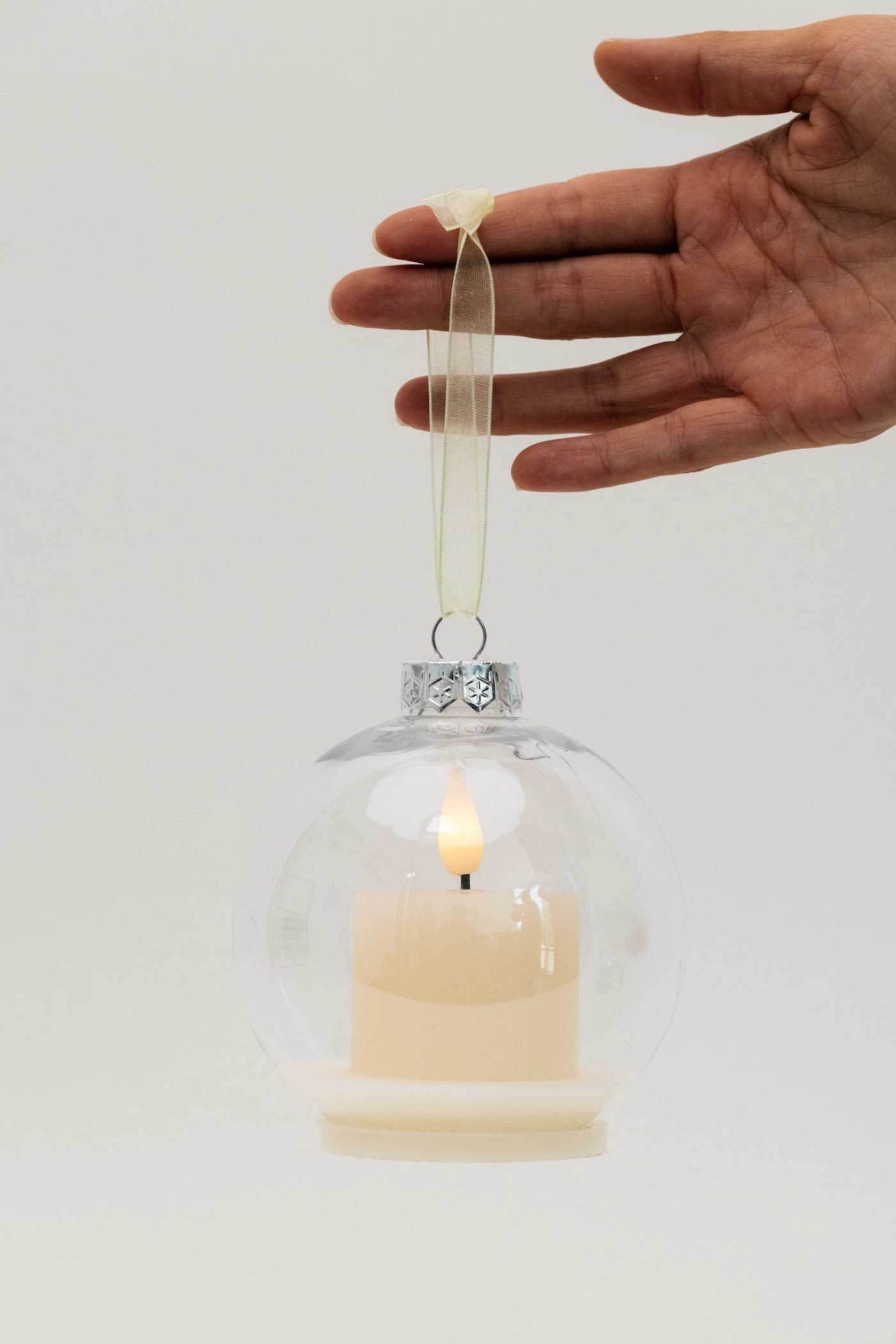 Blizzard LED Candle Ornament