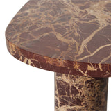 Zion Nesting Coffee Table Set - Merlot Marble