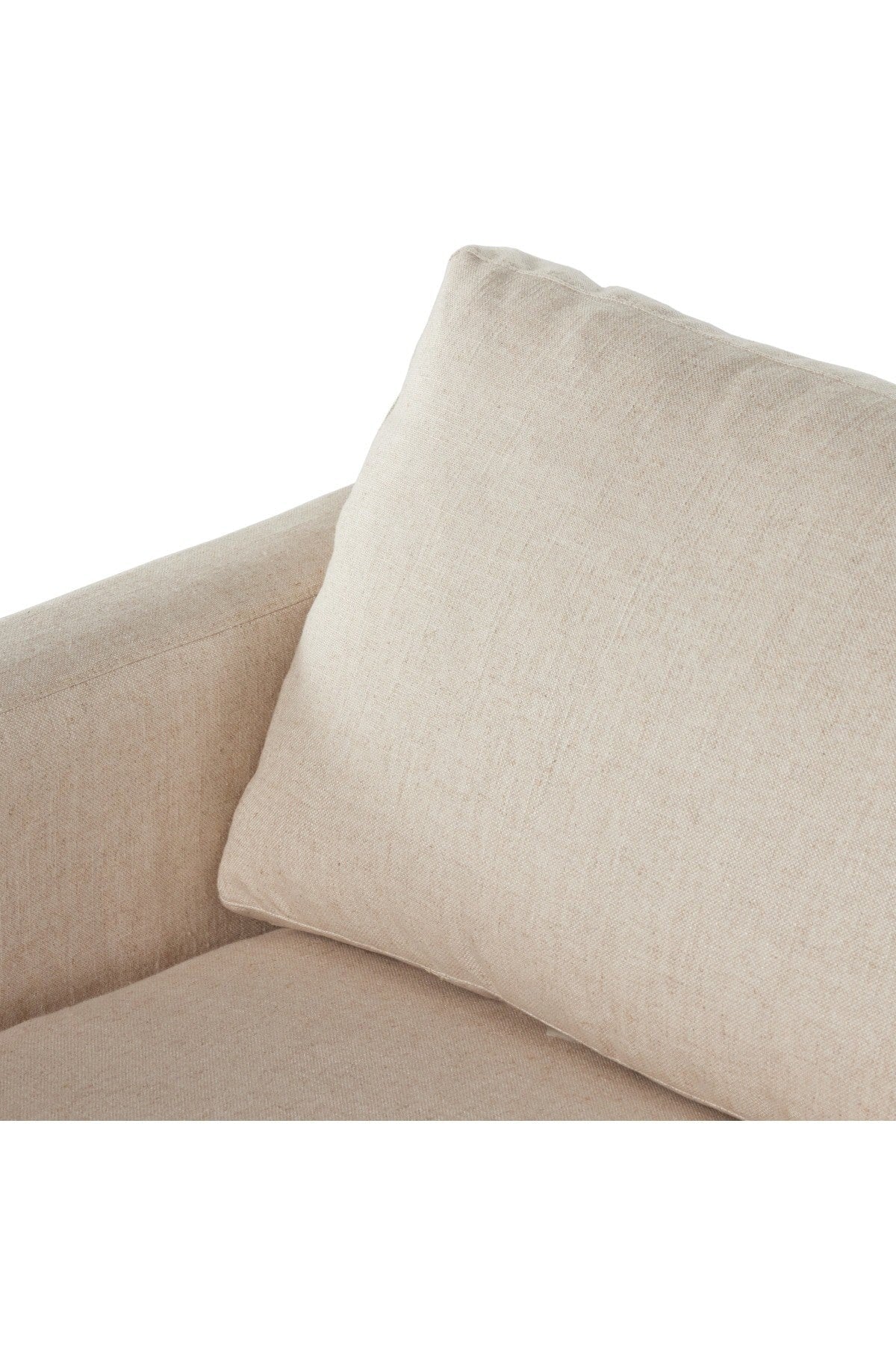 Wescott 2-Piece Slipcover Sectional - Creme - 2 Styles