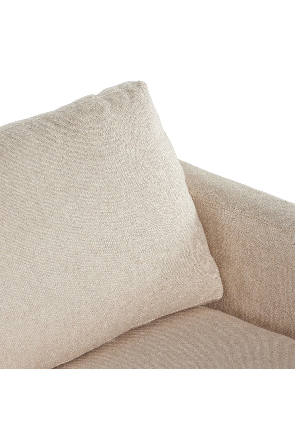 Wescott 2-Piece Slipcover Sectional - Creme - 2 Styles