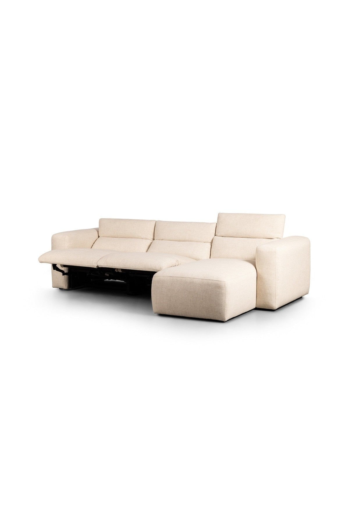 Radley Power Recliner 3-Piece Sectional W/ Chaise - Natural