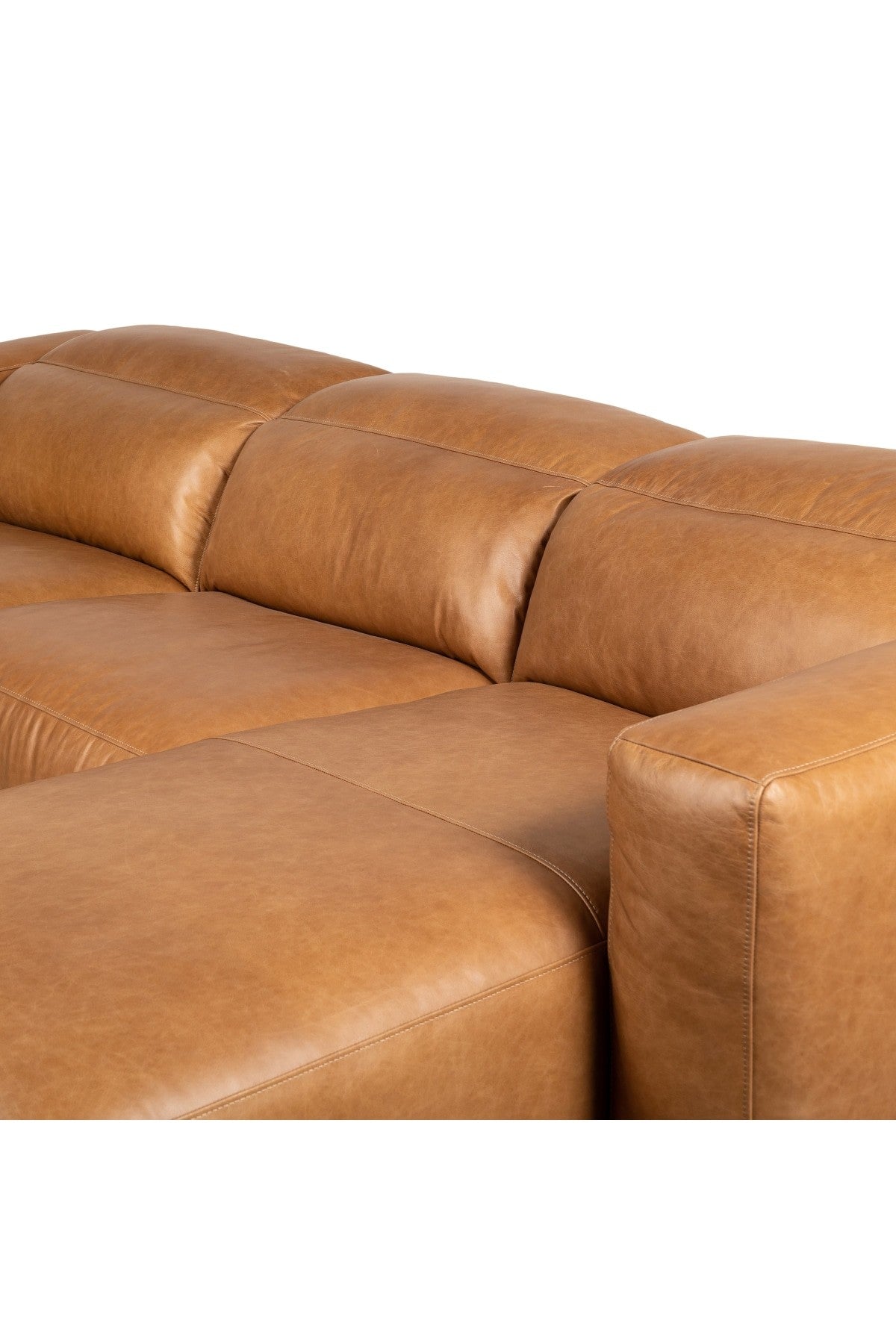 Paso 3-Piece Reclining Sectional - Butterscotch - 2 Styles