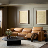 Radley Power Recliner 3-Piece Sectional - Butterscotch