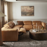 Radley Power Recliner 5-Piece Sectional - Butterscotch