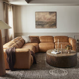 Radley Power Recliner 5-Piece Sectional - Butterscotch