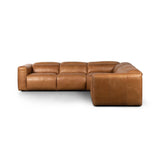 Radley Power Recliner 5-Piece Sectional - Butterscotch