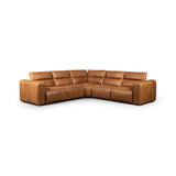 Radley Power Recliner 5-Piece Sectional - Butterscotch