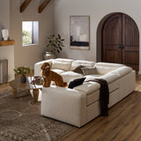 Radley Power Recliner 5-Piece Sectional - Natural